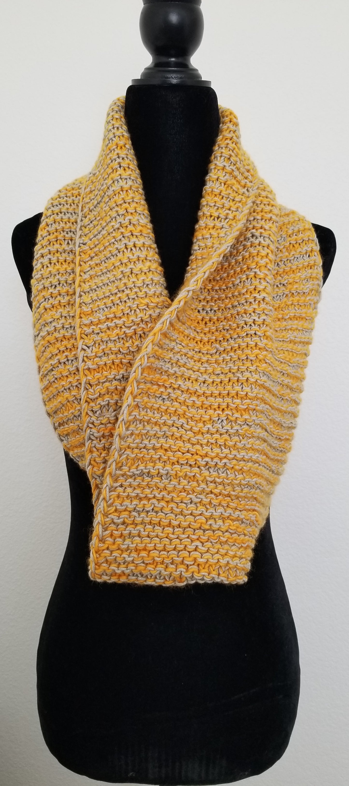 Double Knit Cotton & Wool Cowl