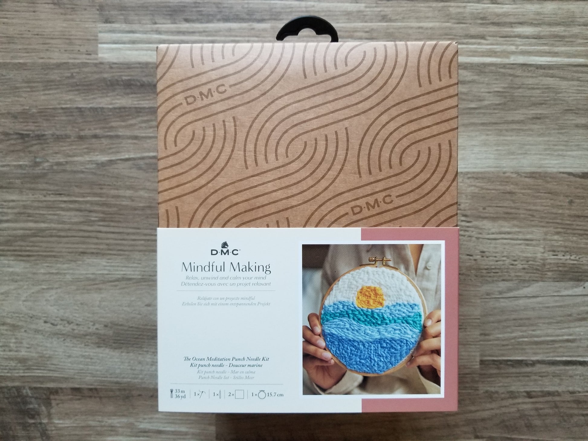 DMC Mindful Making The Ocean Meditation Punch Needle Kit